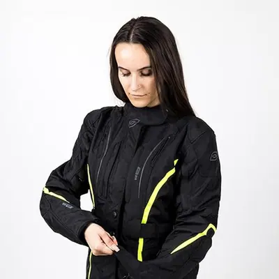 Sieviešu motociklistu jaka Ozone Sahara Lady Textile