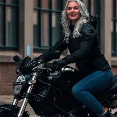 Rusty Stiches Ann sieviešu moto jaka