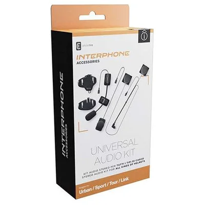 Interphone Comfort audio komplekts ar divkāršo mikrofonu