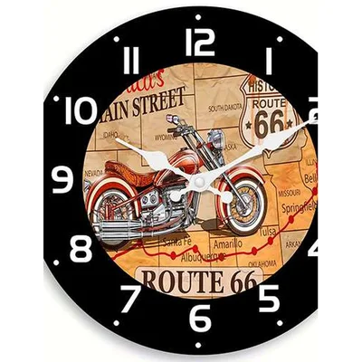 Sienas pulkstenis Route 66