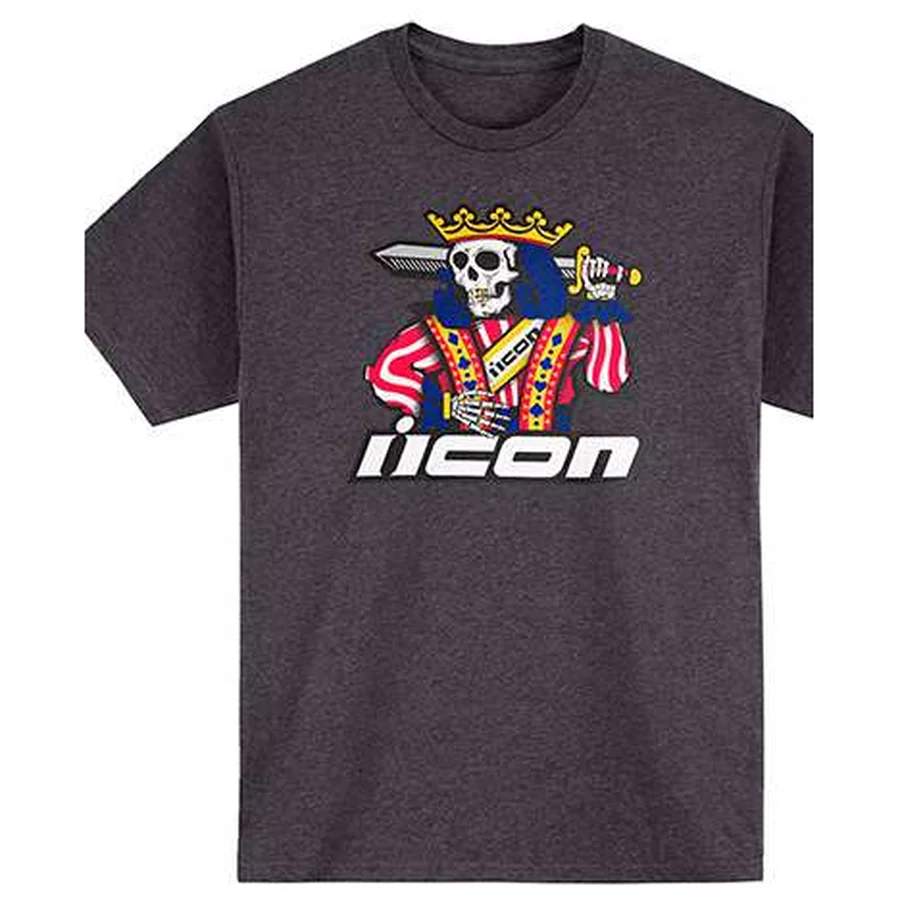 Icon Suicide King tumši pelēks T-krekls